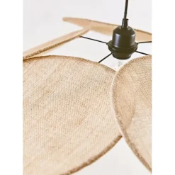 Fabrique de Styles Suspensions*Suspension japandi en jute couleur lin d70cm