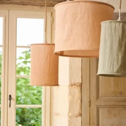 Fabrique de Styles Suspensions*Suspension non électrifiée en lin et coton d45xh35cm - Noho