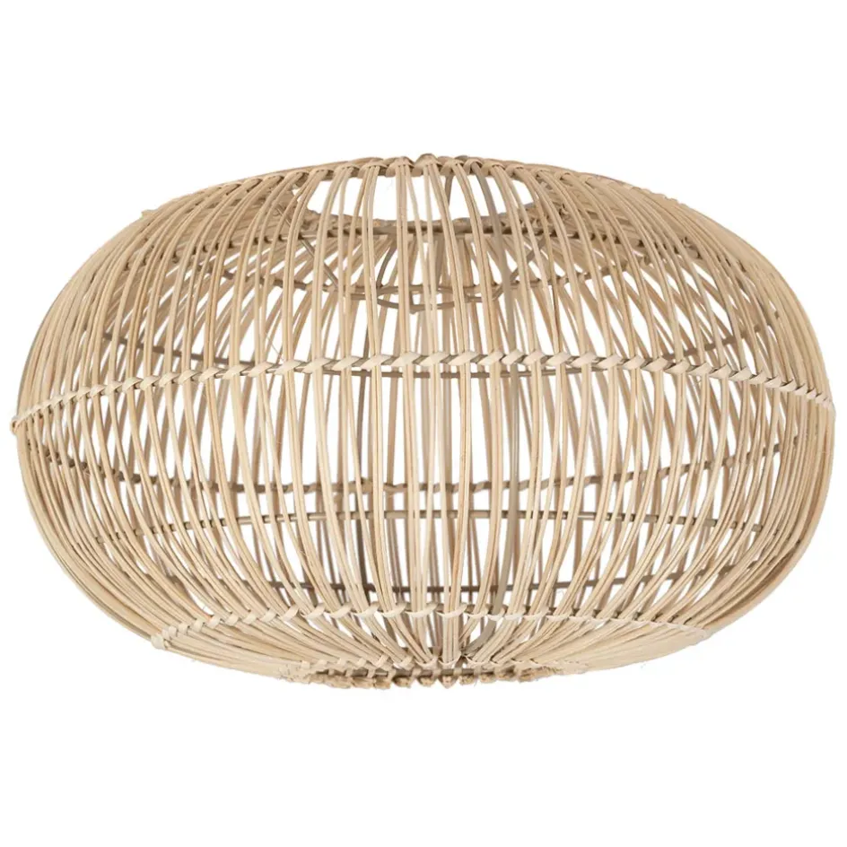 Fabrique de Styles Suspensions*Suspension non électrique en rotin et fer d40cm - Brasil