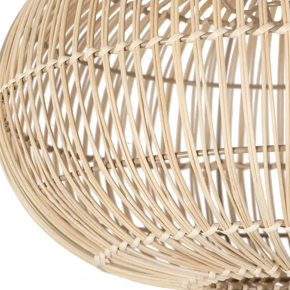 Fabrique de Styles Suspensions*Suspension non électrique en rotin et fer d40cm - Brasil