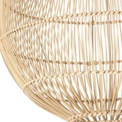 Fabrique de Styles Suspensions*Suspension non électrique en rotin et fer d40cm - Brasil