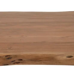 Fabrique de Styles Table De Salle À Manger*Table à manger en acacia massif et pieds en fer noir 200x100cm - Factory