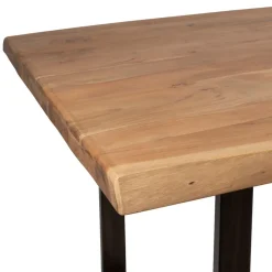 Fabrique de Styles Table De Salle À Manger*Table à manger en acacia massif et pieds en fer noir 240x110cm - Factory