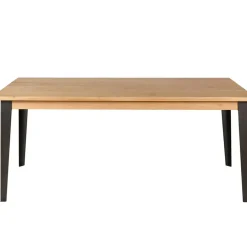 Fabrique de Styles Table De Salle À Manger*Table à manger en chêne massif et pieds acier L200cm - Manny