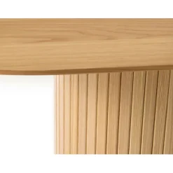 Fabrique de Styles Table De Salle À Manger*Table à manger ovale en placage chêne 180x95cm - Nola