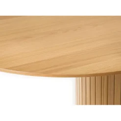 Fabrique de Styles Table De Salle À Manger*Table à manger ovale en placage chêne 180x95cm - Nola