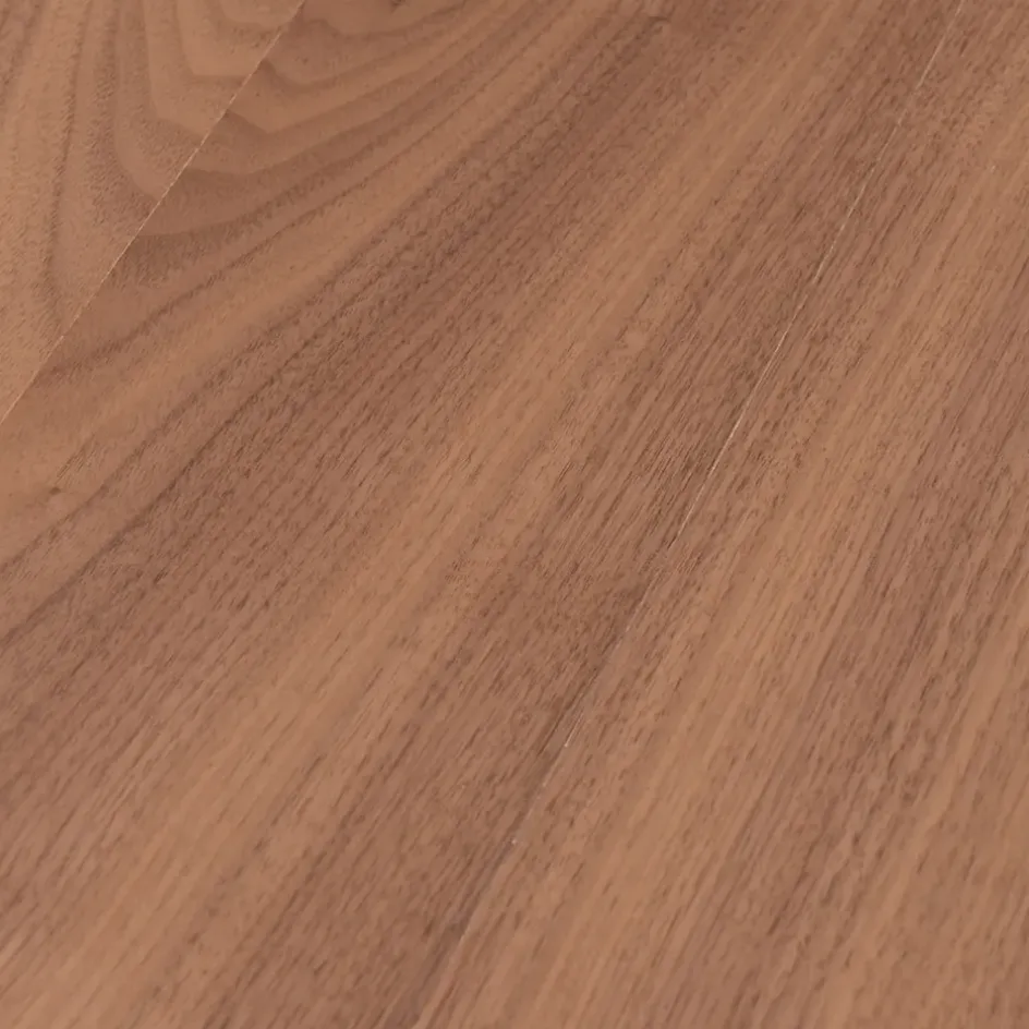 Fabrique de Styles Table De Salle À Manger*Table à manger ronde en noyer et pieds hêtre noir d100cm - Caly