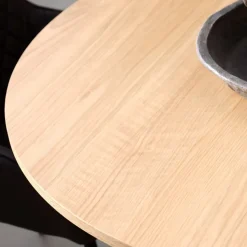 Fabrique de Styles Table De Salle À Manger*Table à manger ronde en placage chêne d120cm - nola
