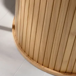 Fabrique de Styles Table De Salle À Manger*Table à manger ronde en placage chêne d120cm - nola