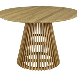 Fabrique de Styles Table De Salle À Manger*Table à manger ronde en teck d120cm - Kamala