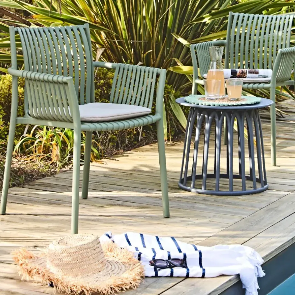 Enfant Fabrique de Styles Tables Basses, Guéridons|Jardin*Table basse de jardin ronde e d50cm - Lumi