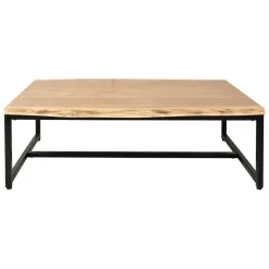 Fabrique de Styles Table Basses*Table basse en acacia et pieds en fer noir - Brooklyn