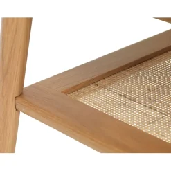 Fabrique de Styles Table Basses*Table basse en placage chêne et cannage l120cm - barrali