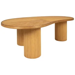 Fabrique de Styles Table Basses*Table basse en rotin et bambou 124x73cm - Saori