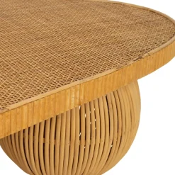 Fabrique de Styles Table Basses*Table basse en rotin et bambou 119x66cm - Tamba