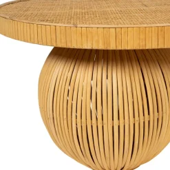 Fabrique de Styles Table Basses*Table basse en rotin et bambou 119x66cm - Tamba