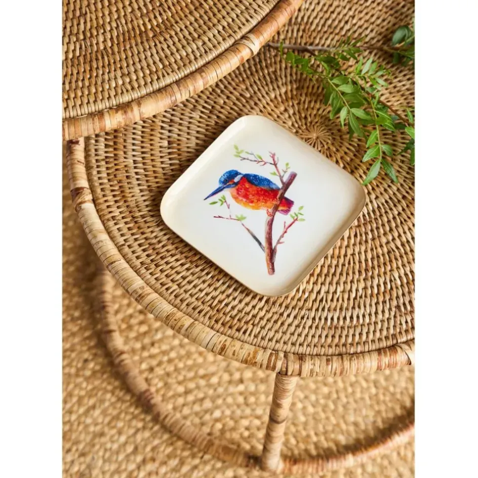 Fabrique de Styles Table Basses*Table basse gigogne ronde (lot de 2) en rotin et fer - Pasil