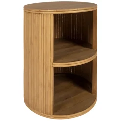 Fabrique de Styles Tables De Chevet*Table de chevet avec 2 niveaux en bambou - Saori