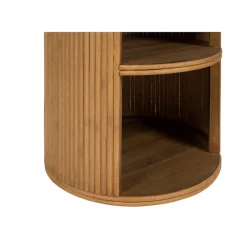 Fabrique de Styles Tables De Chevet*Table de chevet avec 2 niveaux en bambou - Saori