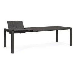 Enfant Fabrique de Styles Tables De Jardin|Jardin*Table de jardin avec allonge en aluminium 180(+60)x100cm - Kiplin
