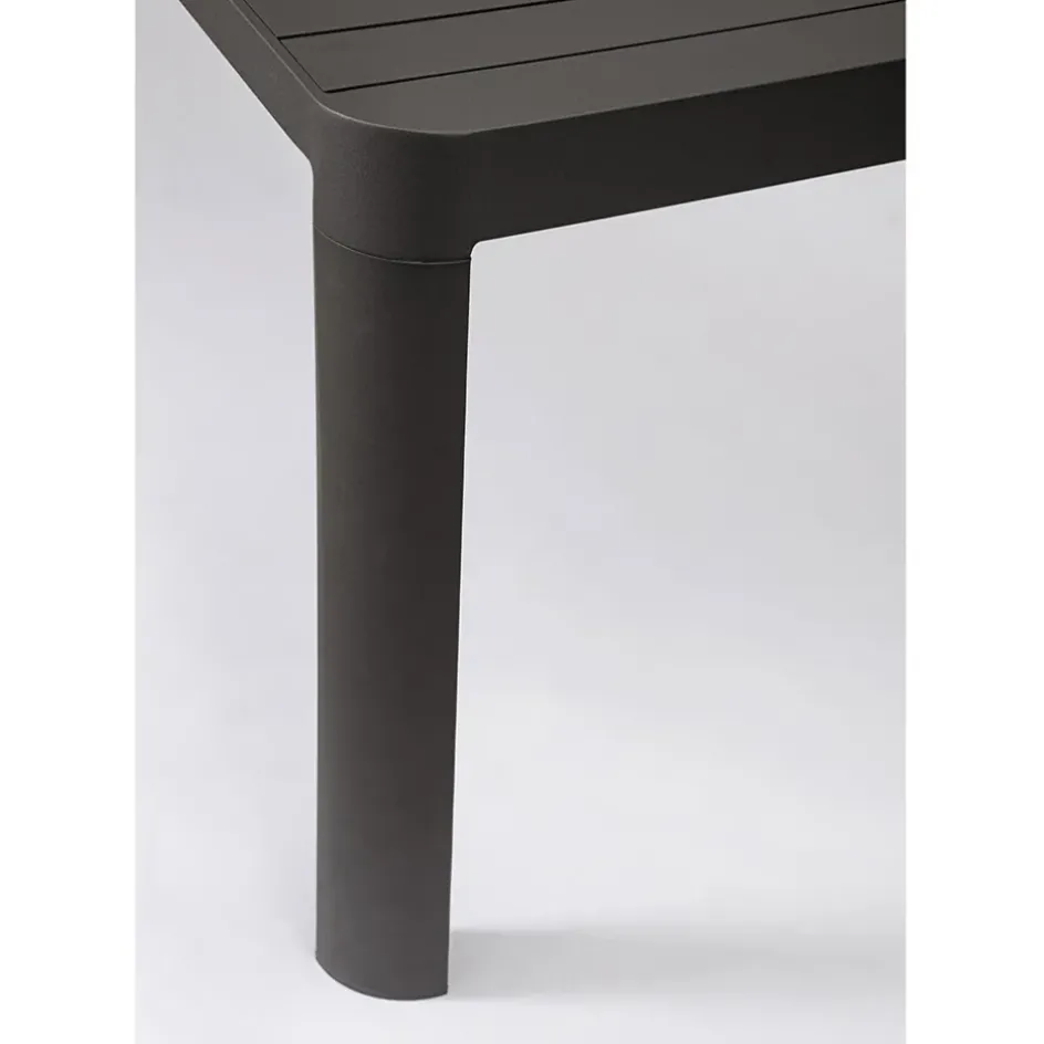 Enfant Fabrique de Styles Tables De Jardin|Jardin*Table de jardin avec allonge en aluminium 180(+60)x100cm - Kiplin