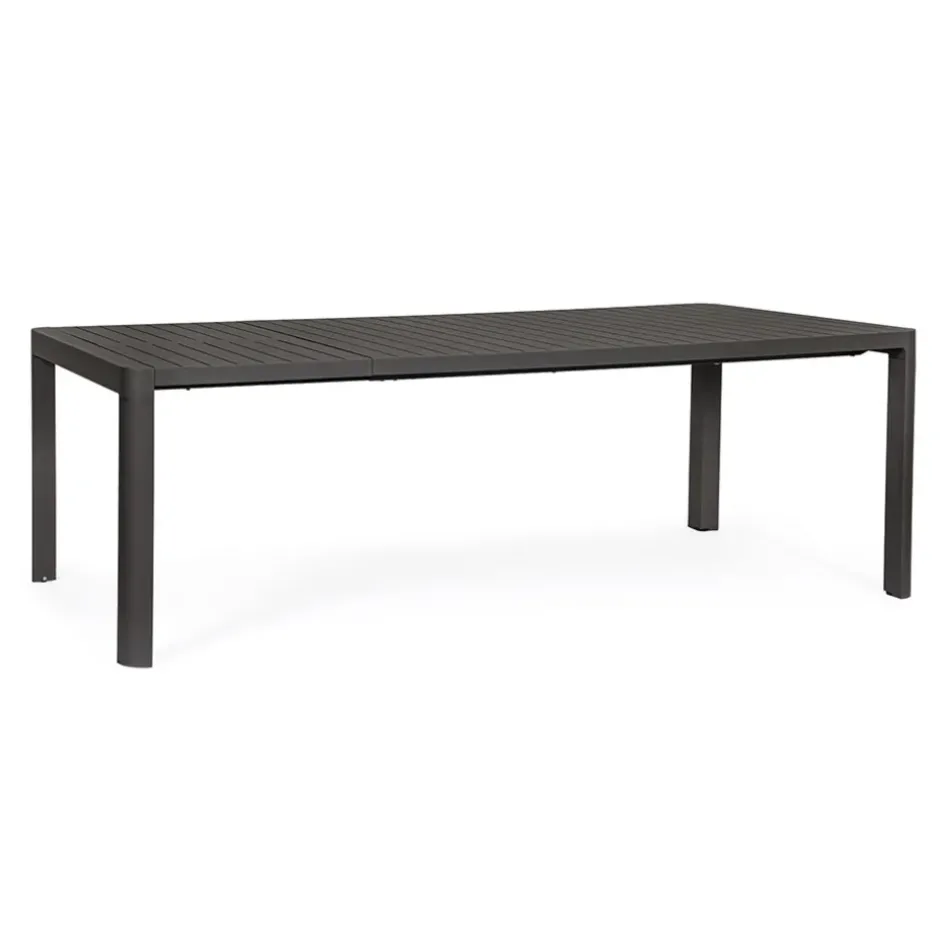 Enfant Fabrique de Styles Tables De Jardin|Jardin*Table de jardin avec allonge en aluminium 180(+60)x100cm - Kiplin
