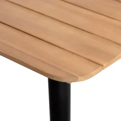 Enfant Fabrique de Styles Tables De Jardin|Jardin*Table de jardin avec rallonge en acacia écru 210-160x80cm - Santo