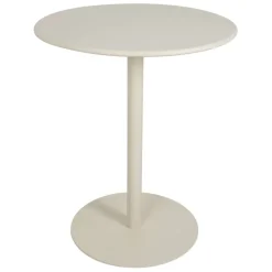 Enfant Fabrique de Styles Tables De Jardin|Jardin*Table de jardin ronde en acier écru d60cm - Ajay