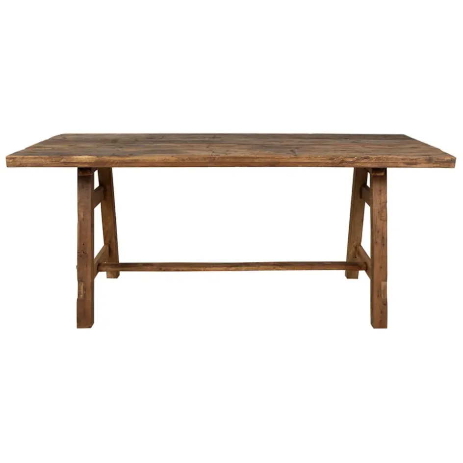 Fabrique de Styles Table De Salle À Manger*Table de salle a manger rectangle en bois recyclé 180x90cm - Campagne