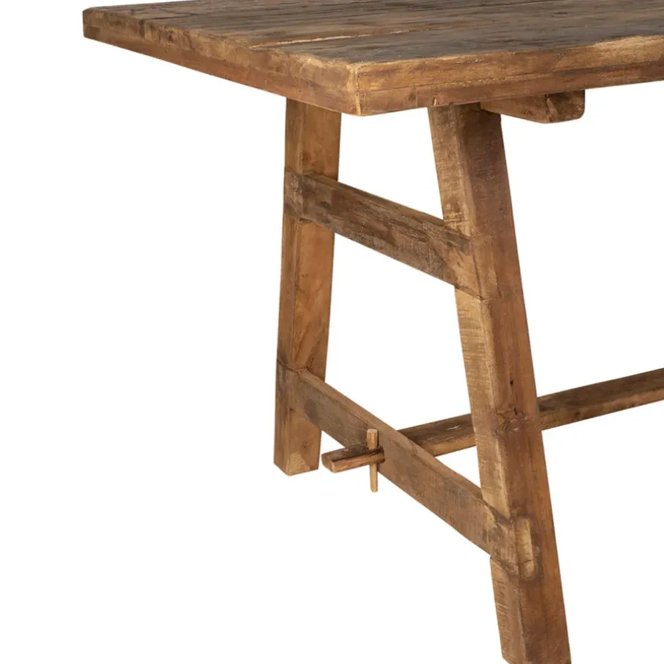 Fabrique de Styles Table De Salle À Manger*Table de salle a manger rectangle en bois recyclé 180x90cm - Campagne