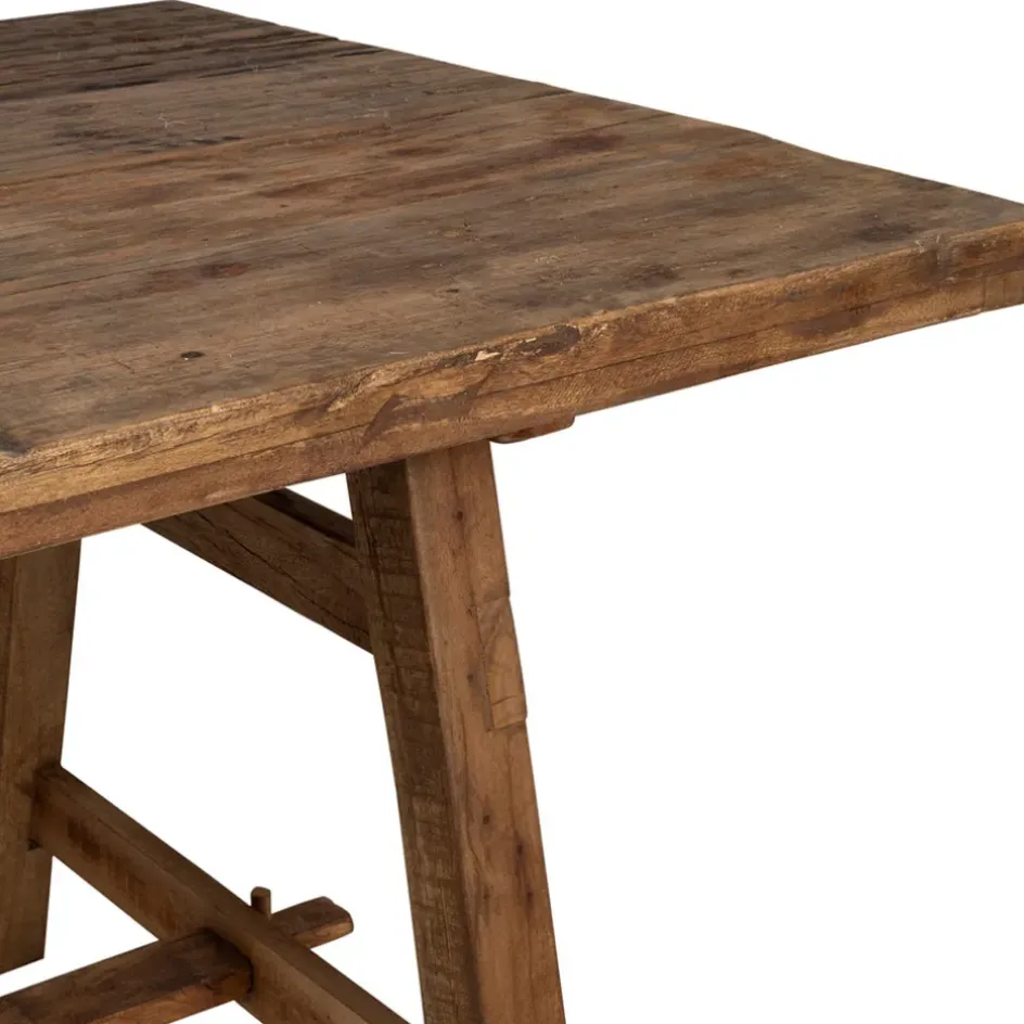 Fabrique de Styles Table De Salle À Manger*Table de salle a manger rectangle en bois recyclé 180x90cm - Campagne