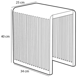 Fabrique de Styles Bouts De Canapé Et Tables D'appoint*Table d'appoint gigogne (lot de 3) en bois naturel - Yonker