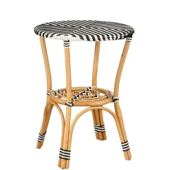 Enfant Fabrique de Styles Tables Basses, Guéridons|Jardin*Table d'appoint ronde en rotin D50cm - Mandox