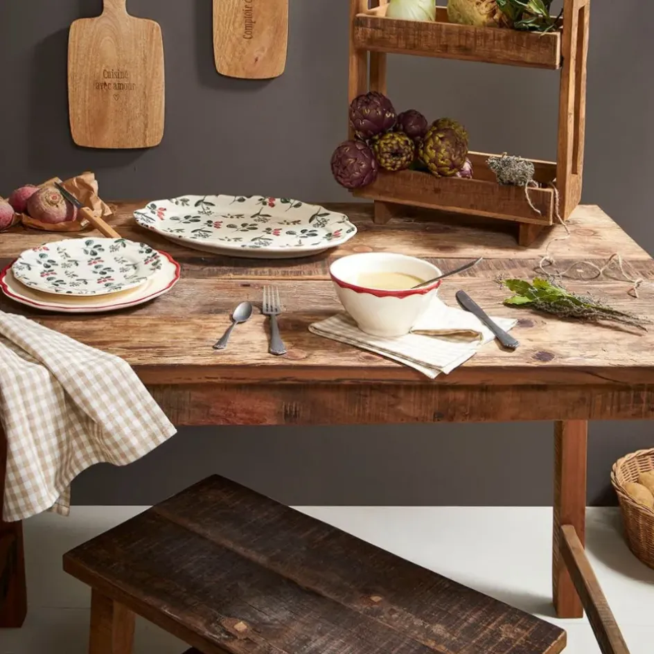 Fabrique de Styles Table De Salle À Manger*Table en bois en manguier et acacia recyclés 120x75cm - campagne