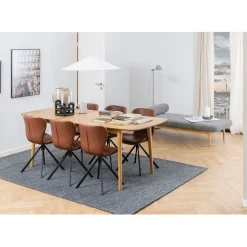 Fabrique de Styles Table De Salle À Manger*Table en Bois 180(+39)x90cm - Montreux