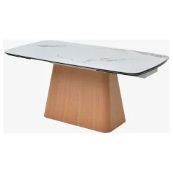 Fabrique de Styles Table De Salle À Manger*Table extensible en verre et céramique l180-260cm - Linka