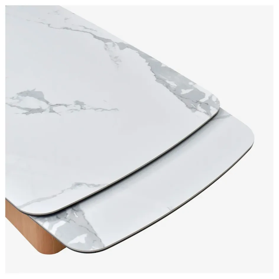 Fabrique de Styles Table De Salle À Manger*Table extensible en verre et céramique l180-260cm - Linka