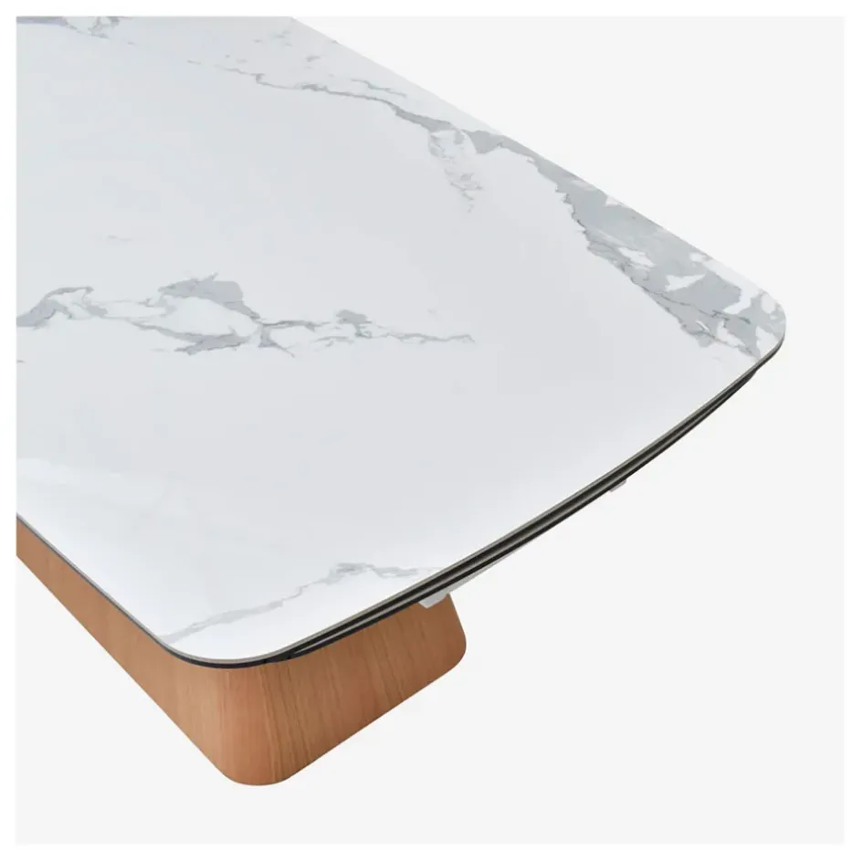 Fabrique de Styles Table De Salle À Manger*Table extensible en verre et céramique l180-260cm - Linka