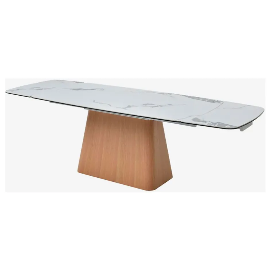 Fabrique de Styles Table De Salle À Manger*Table extensible en verre et céramique l180-260cm - Linka