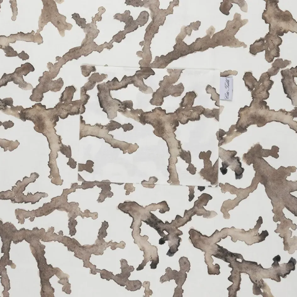 Fabrique de Styles Torchons, Tabliers Et Maniques*Tablier en coton blanc et marron - Estran