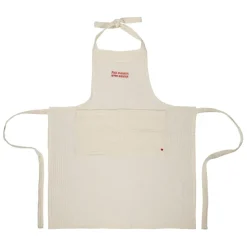 Fabrique de Styles Torchons, Tabliers Et Maniques*Tablier en coton écru et rouge - Famille