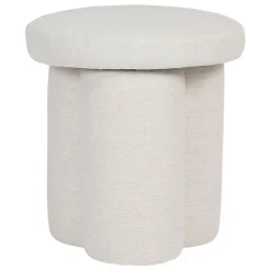Fabrique de Styles Poufs Et Tabourets*Tabouret en lin écru - Minimal