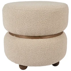Fabrique de Styles Poufs Et Tabourets*Tabouret en tissu et pin - Alpinia