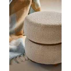 Fabrique de Styles Poufs Et Tabourets*Tabouret en tissu et pin - Alpinia