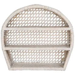 Fabrique de Styles Étagères Murales*Étagère murale 3 niveaux en rotin h41cm - Ednna