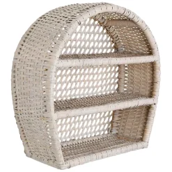 Fabrique de Styles Étagères Murales*Étagère murale 3 niveaux en rotin h41cm - Ednna