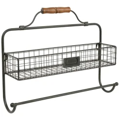 Fabrique de Styles Étagères Murales*Étagère murale avec dévidoir en fer