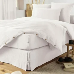 Fabrique de Styles Taies Et Traversins*Taie d'oreiller chantilly en gaze de coton 50x70cm - Gaia