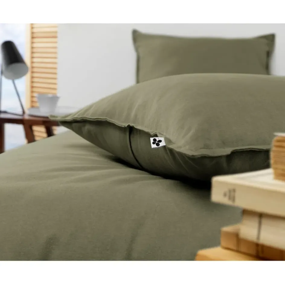 Fabrique de Styles Taies Et Traversins*Taie d'oreiller en flanelle romarin 50x70cm - Candice