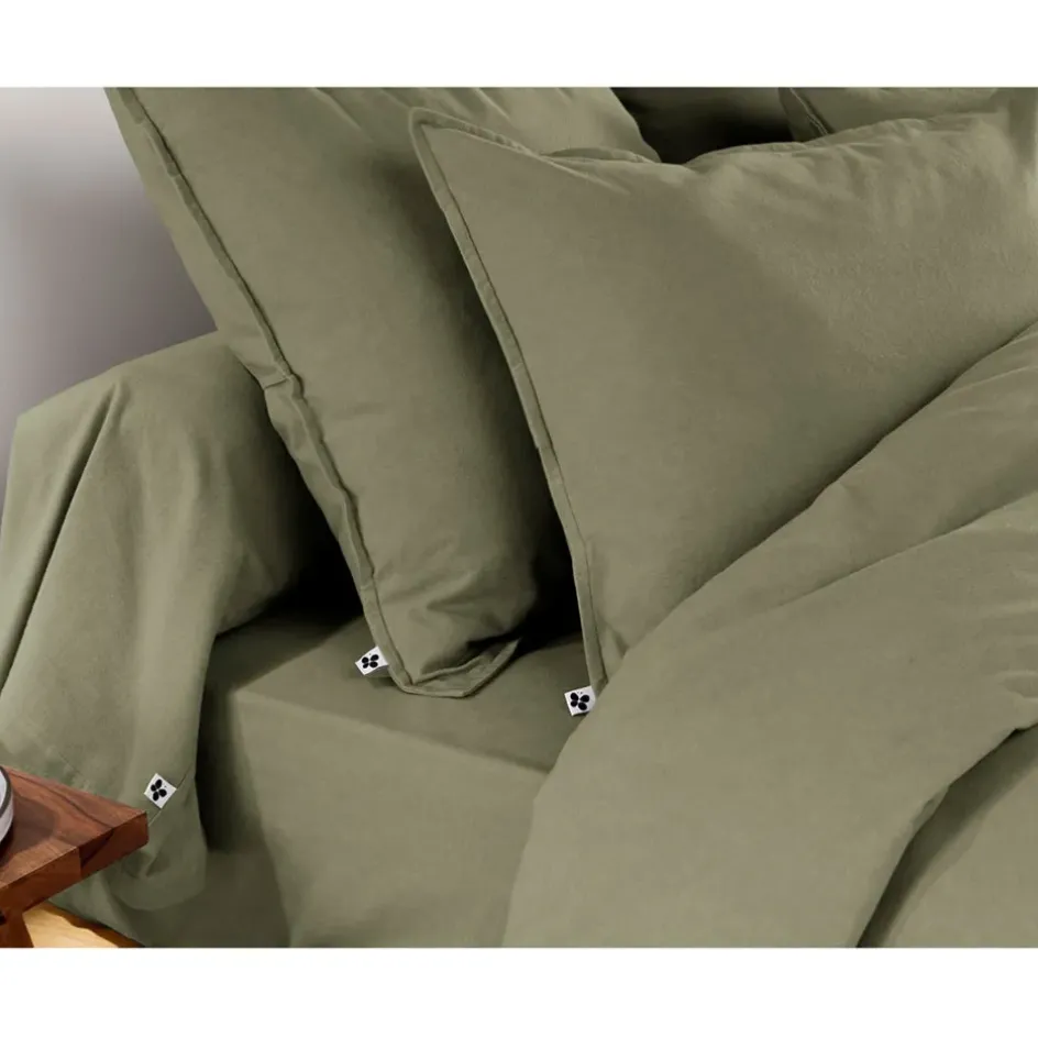 Fabrique de Styles Taies Et Traversins*Taie d'oreiller en flanelle romarin 50x70cm - Candice